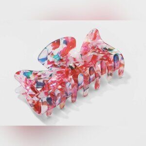 Jumbo Iridescent Acrylic Claw Hair Clip by Wild Fable (Target)